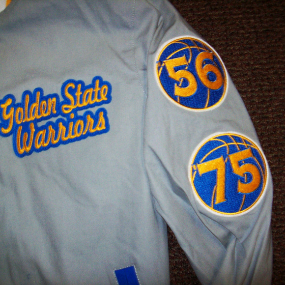 Golden State WARRIORS 4 Time NBA Champ Jacket - Picture 6 of 8